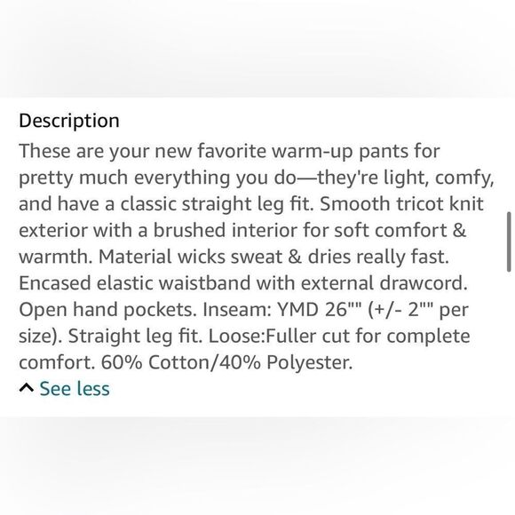 Youth, Under Armour, “Brawler 2.0”, Loose-Fit, Drawstring Sweatpants. Size Med. - Picture 8 of 8